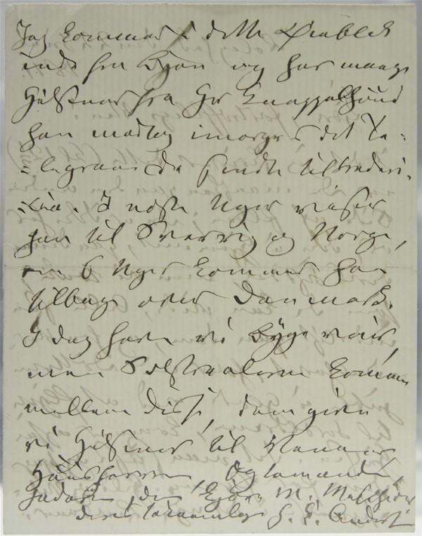 Brev fra H.C. Andersen til Moritz G. Melchior (22/06-1871)